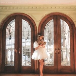 Selkie White Mini Dress